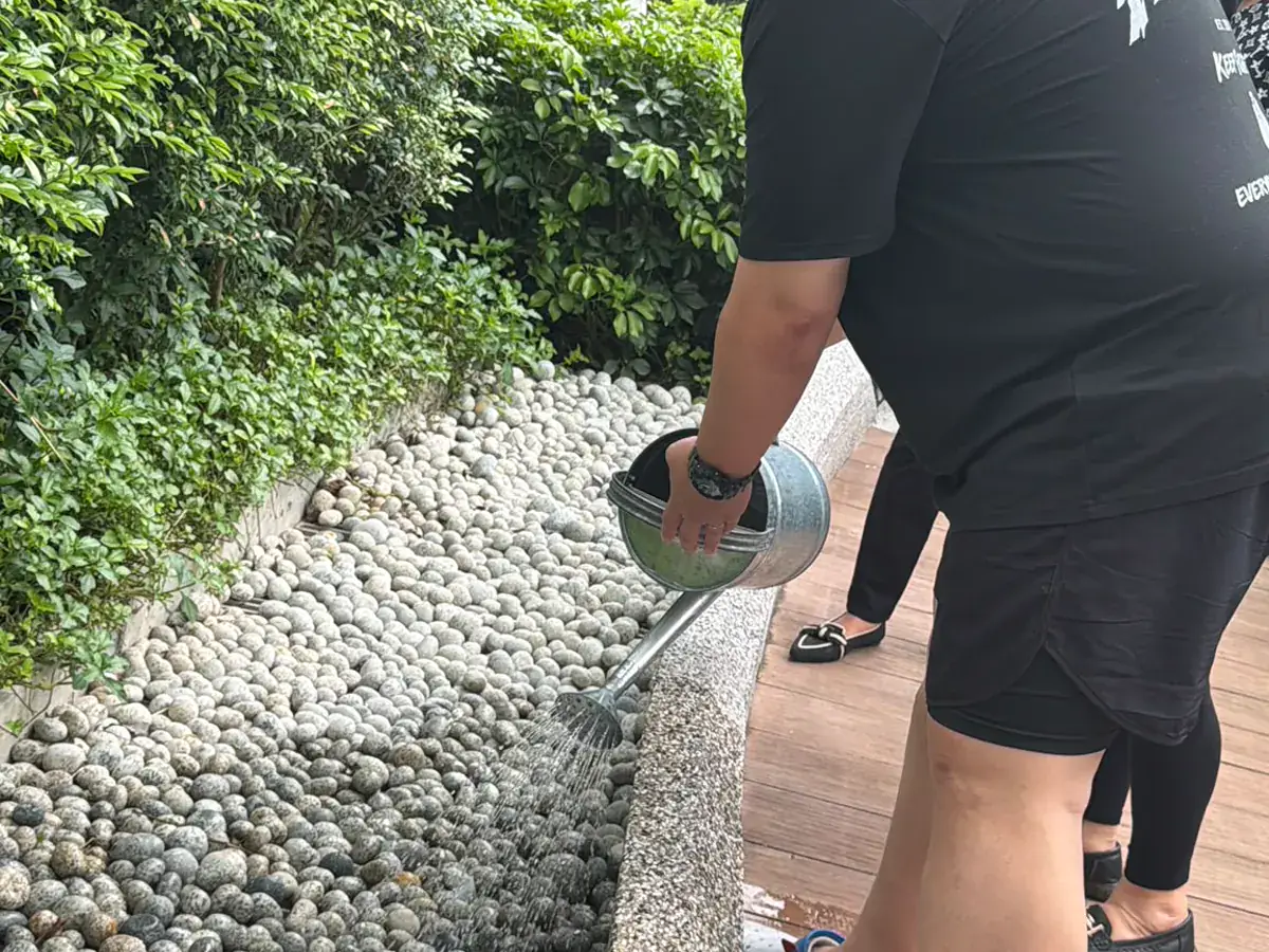 Inland ash scattering at the Garden of Peace in Singapore